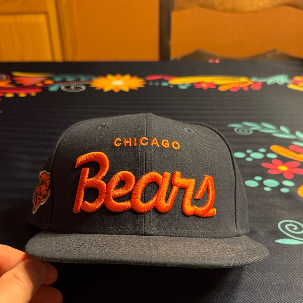 Chicago Bears Script Cap